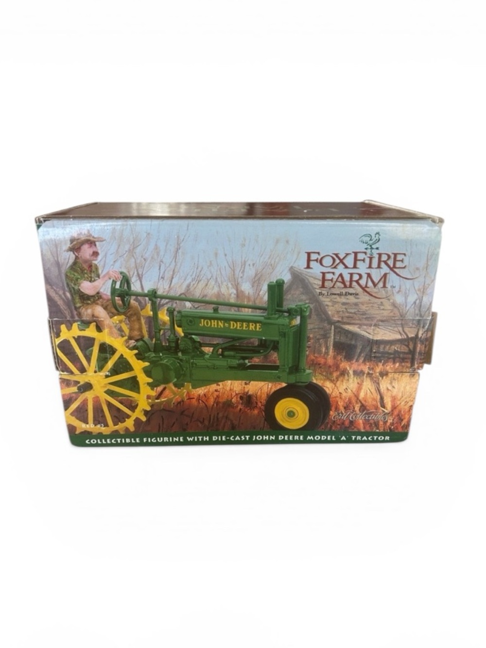 Ertl John Deere Model A Tractor 1:16 Foxfire Farm Lowell Davis Figure NIB Vtg